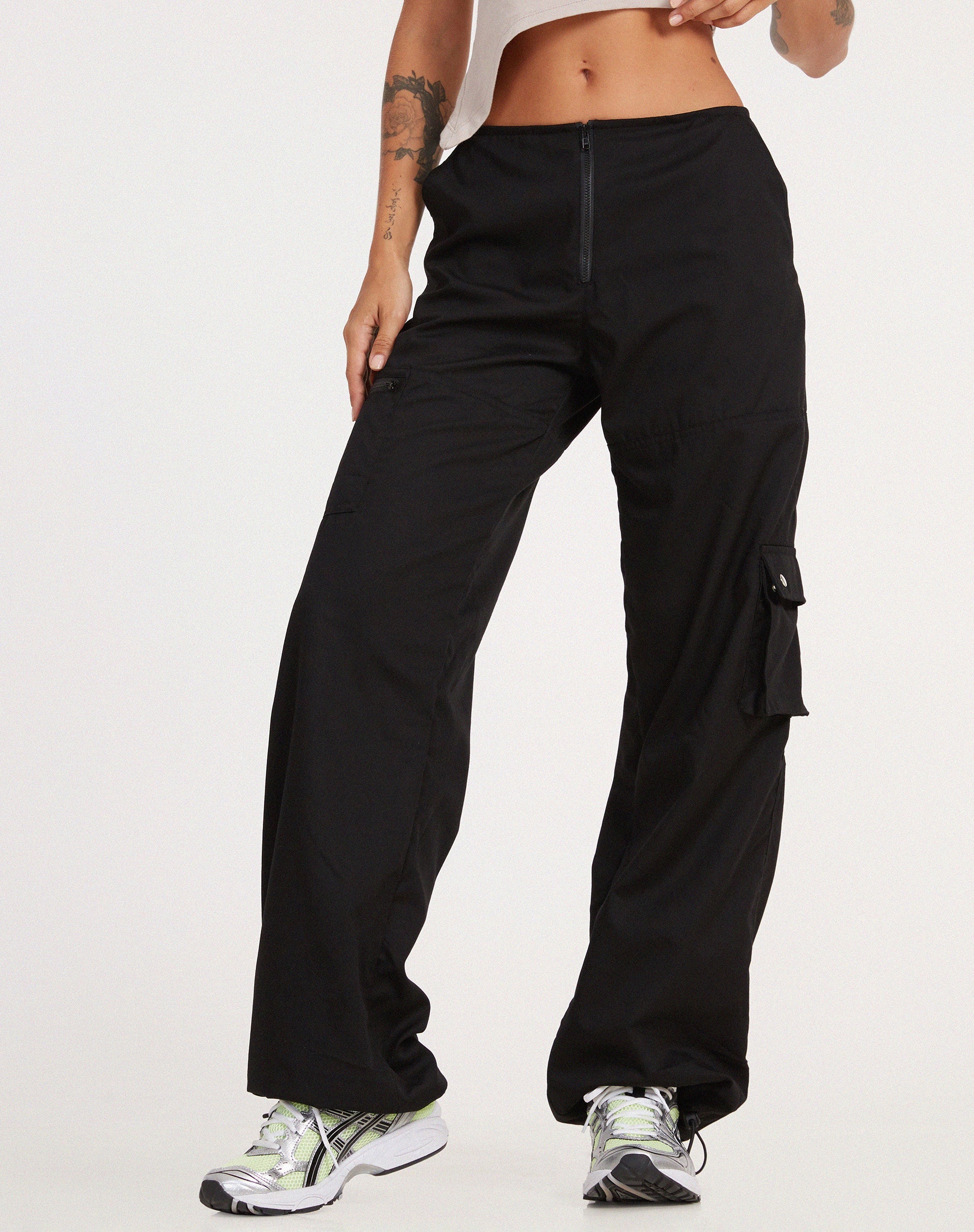imagen de Xander Cargo Trouser en Algodón Drill Negro