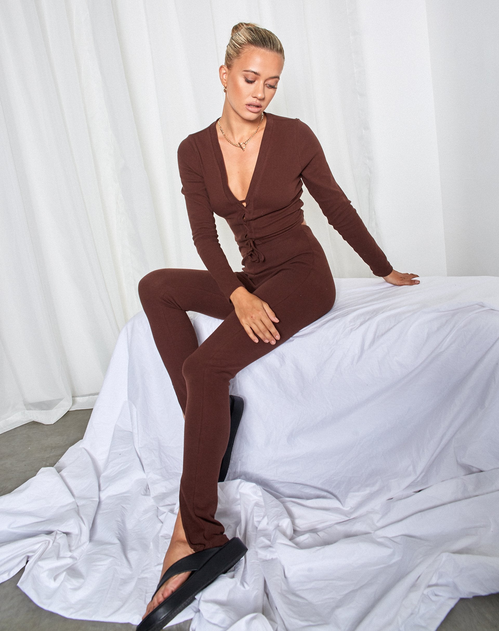 Imagen del pantalón Xaya Marrón