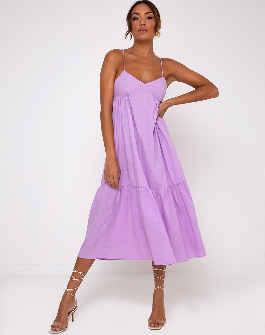 Xier Vestido Midi Lila