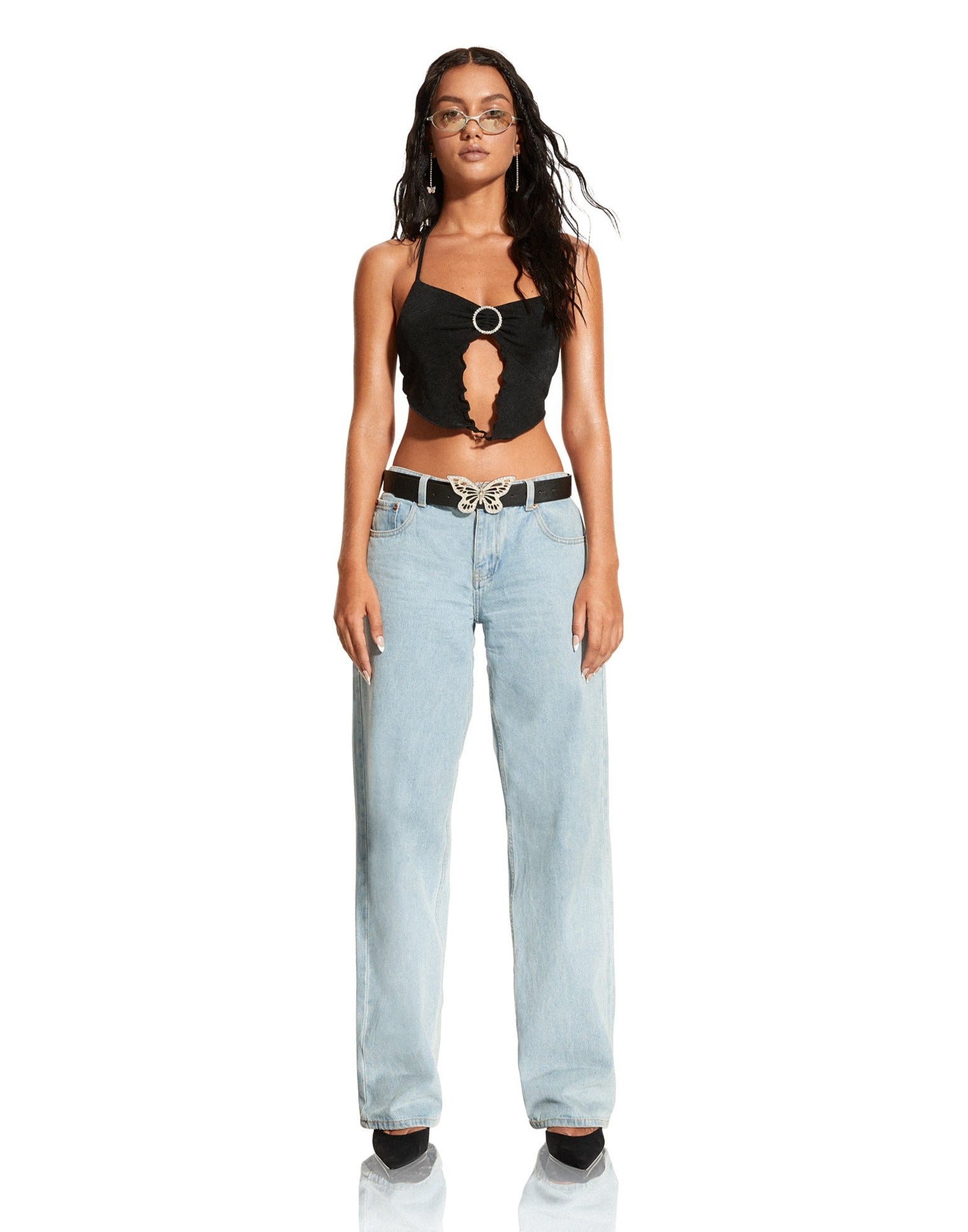 imagen de Shima Top en Crepe Negro
