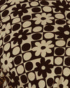 Patchwork Daisy Marrón