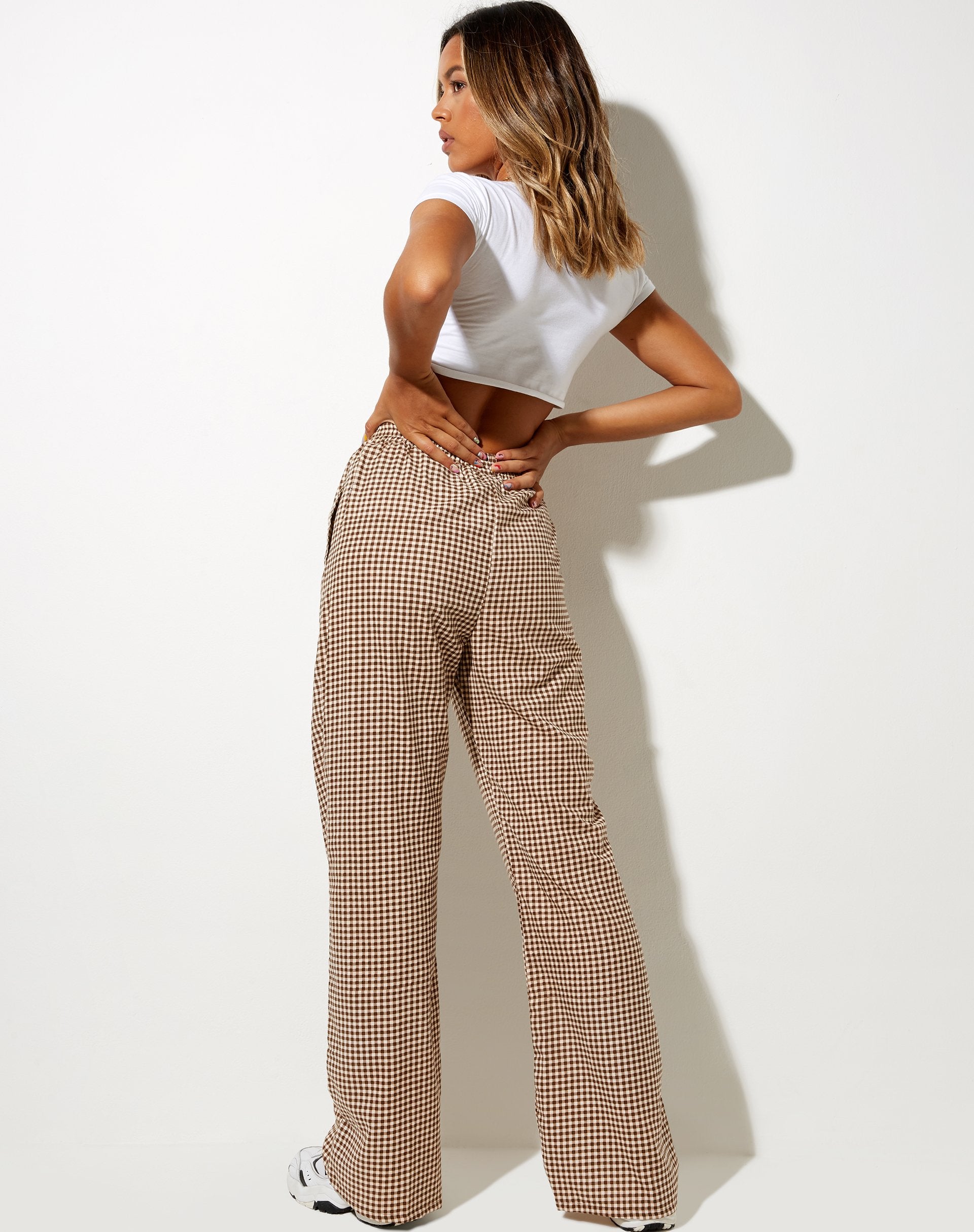 Imagen del pantalón Yara en mini guinga