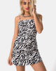 Imagen de Yashey Slip Dress in 90s Zebra