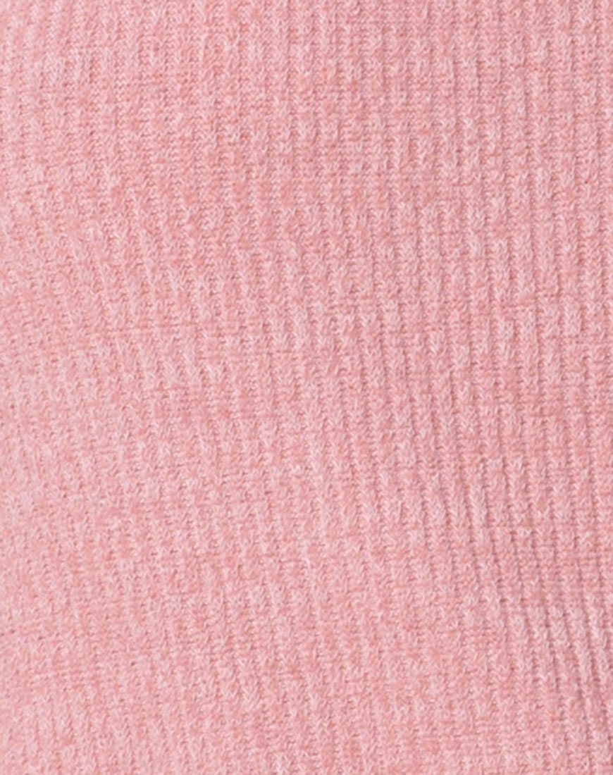 Imagen de Yellav Slip Dress en punto Crinkle Rib Rosa