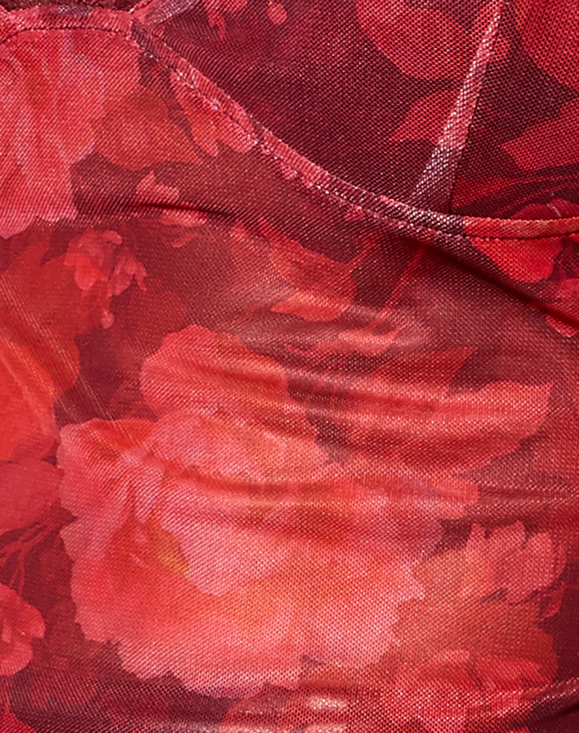 Imagen de Yenika Crop Top en Rough Rose Borgoña
