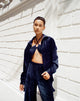 imagen de Dael Oversized Shirt in Velvet Navy