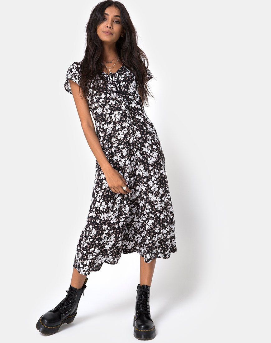 Imagen de Youki Midi Dress in Dark Wild Flower