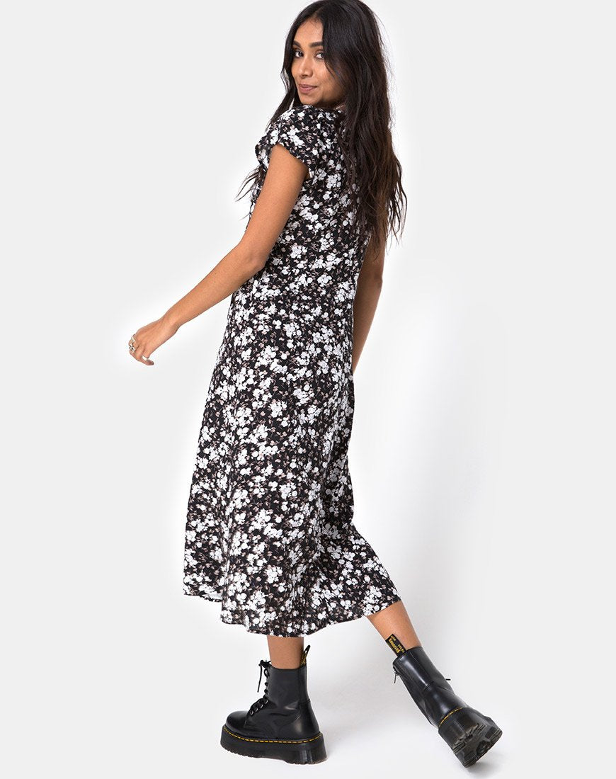 Imagen de Youki Midi Dress in Dark Wild Flower