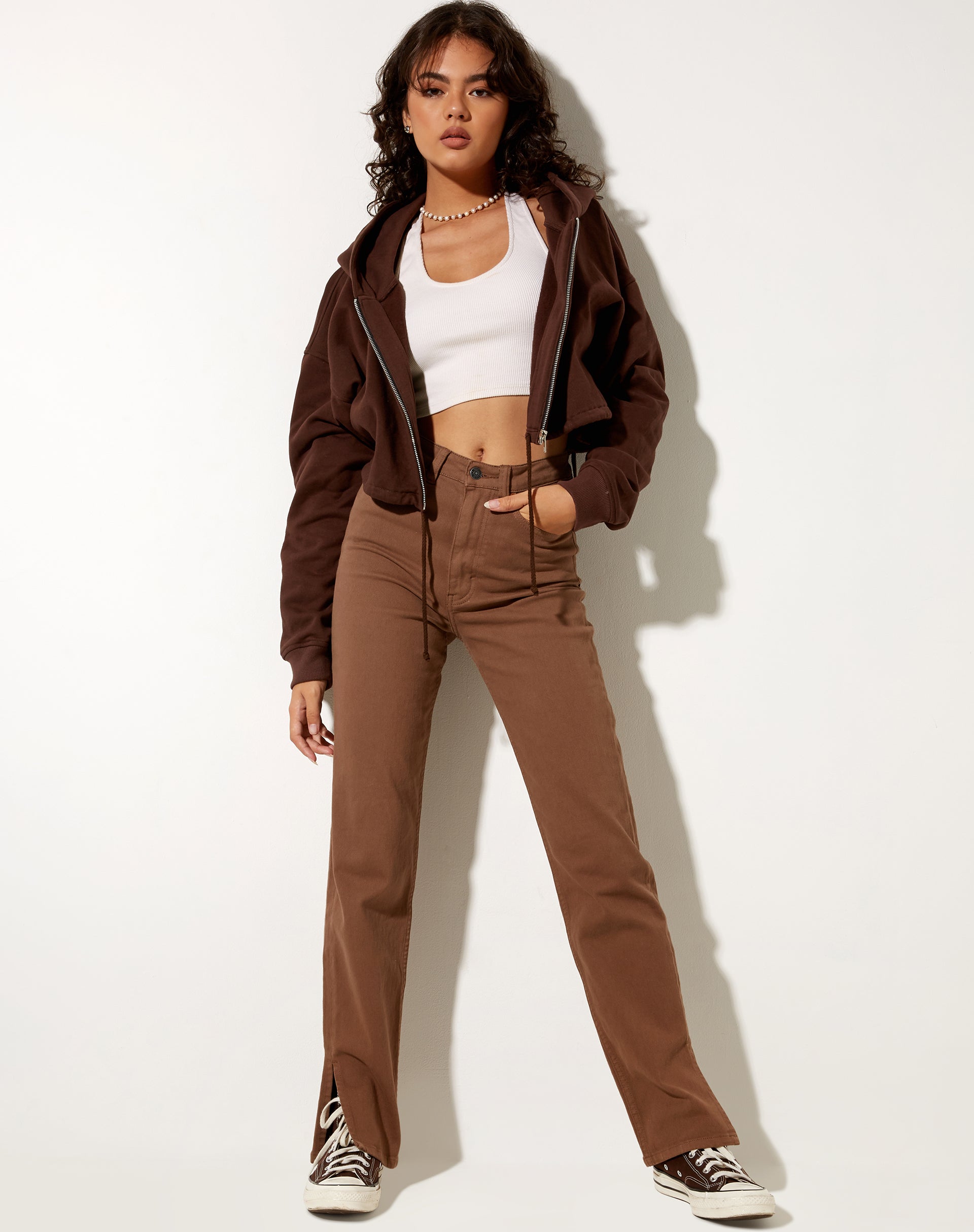 Imagen de Yukata Hoodie in Deep Mahogany