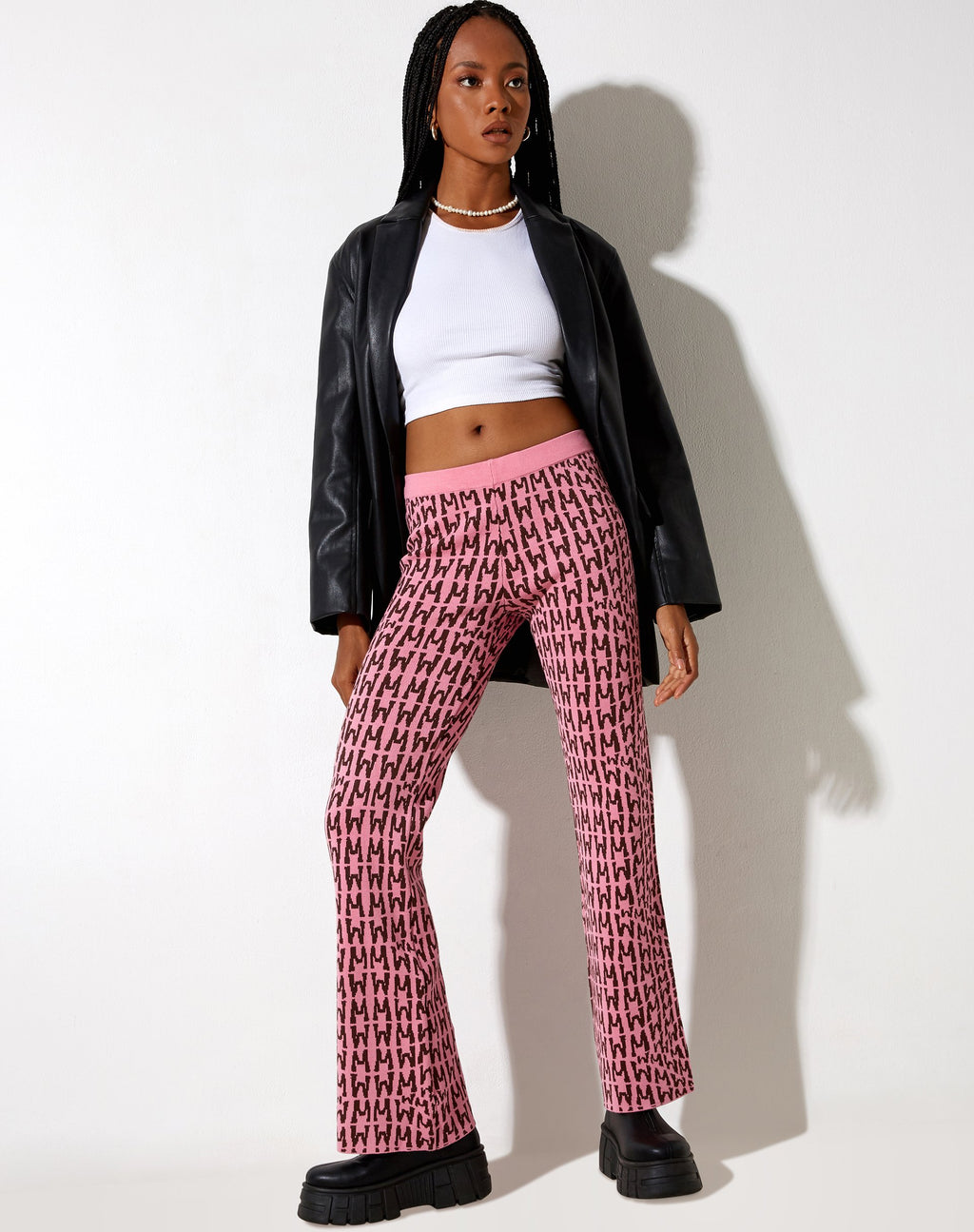 Pantalón Yunia Rosa Wavey M