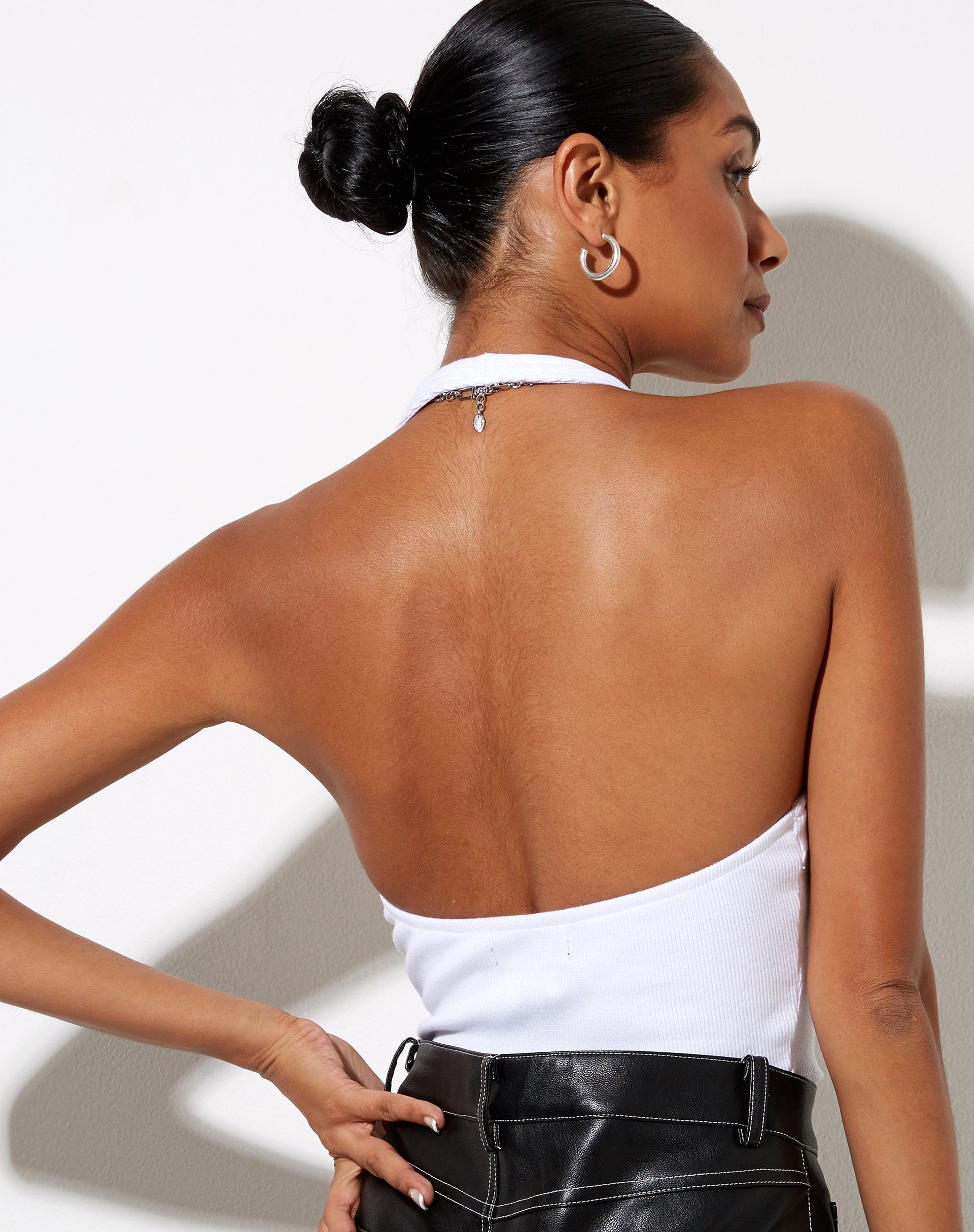 Imagen de Zagh Top en rib blanco