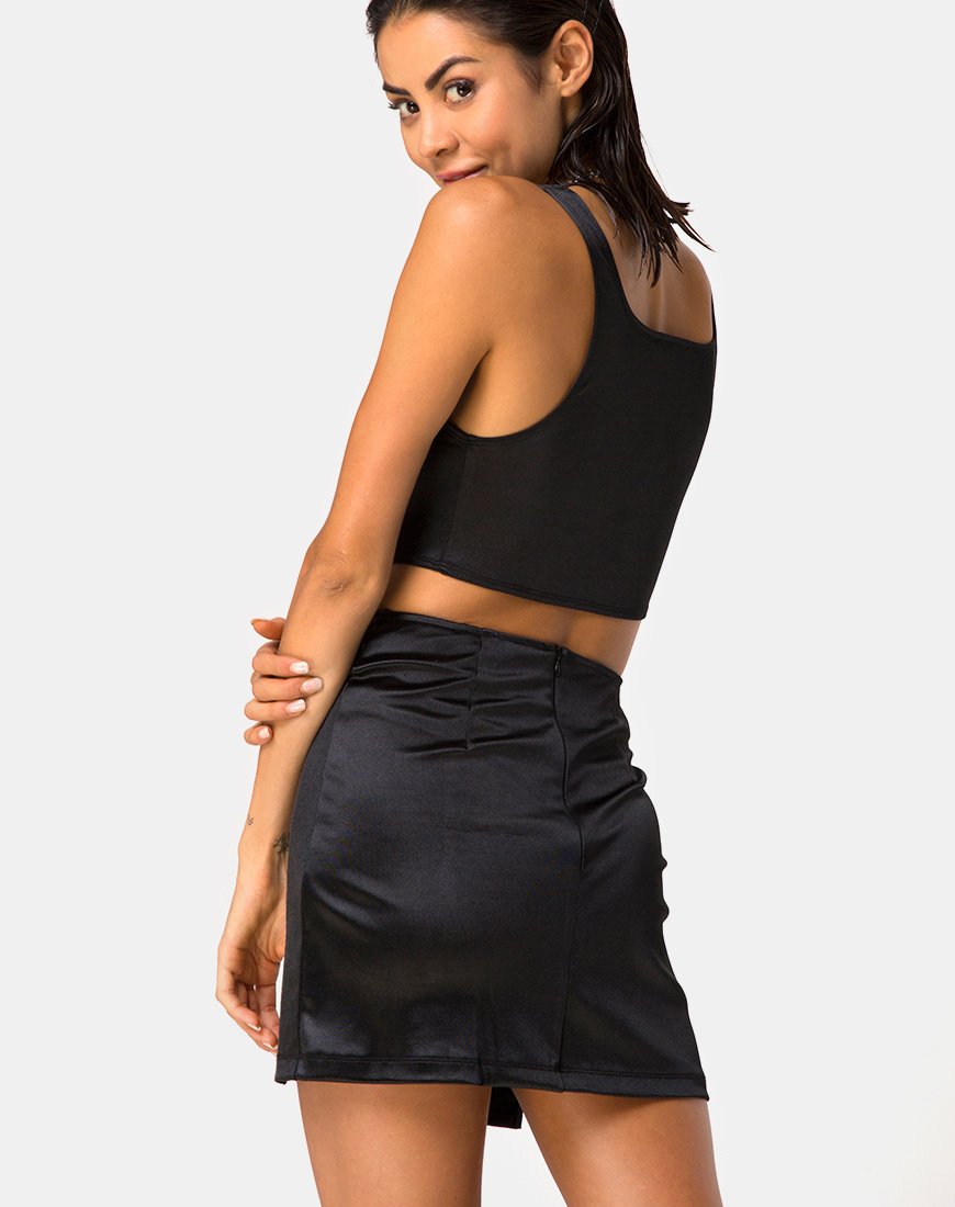 Landos Crop Top Negro