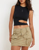 imagen de Ai Cargo Mini Skirt en Verde Musgo