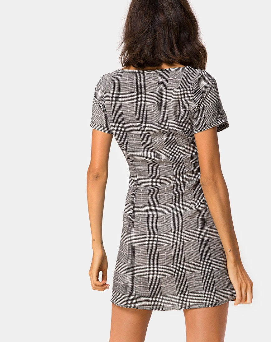 Imagen de Zavacca Mini Dress in Charles Check Gris
