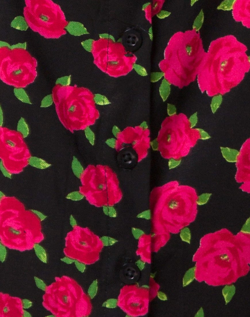 Imagen del Vestido Zavacca en Rojo Bloom