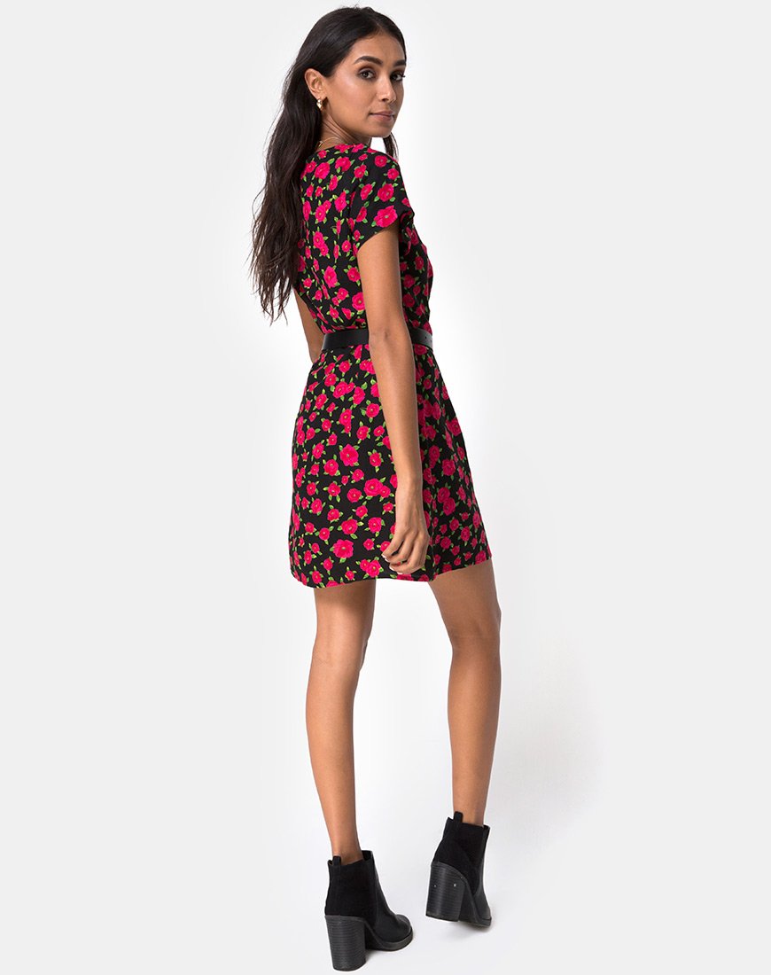 Imagen del Vestido Zavacca en Rojo Bloom
