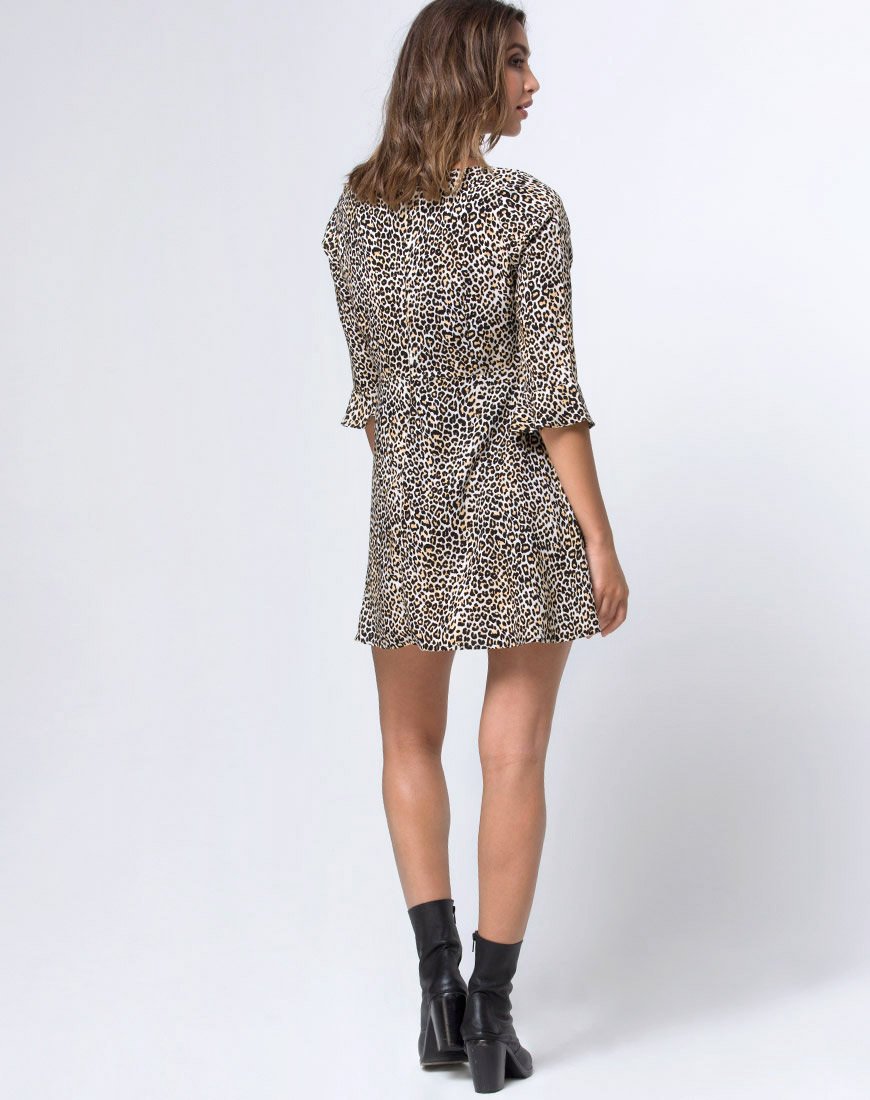 Imagen de Zavnon Vestido en Rar Leopardo Marrón