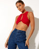Imagen de Zeme Crop Top en Racing Red