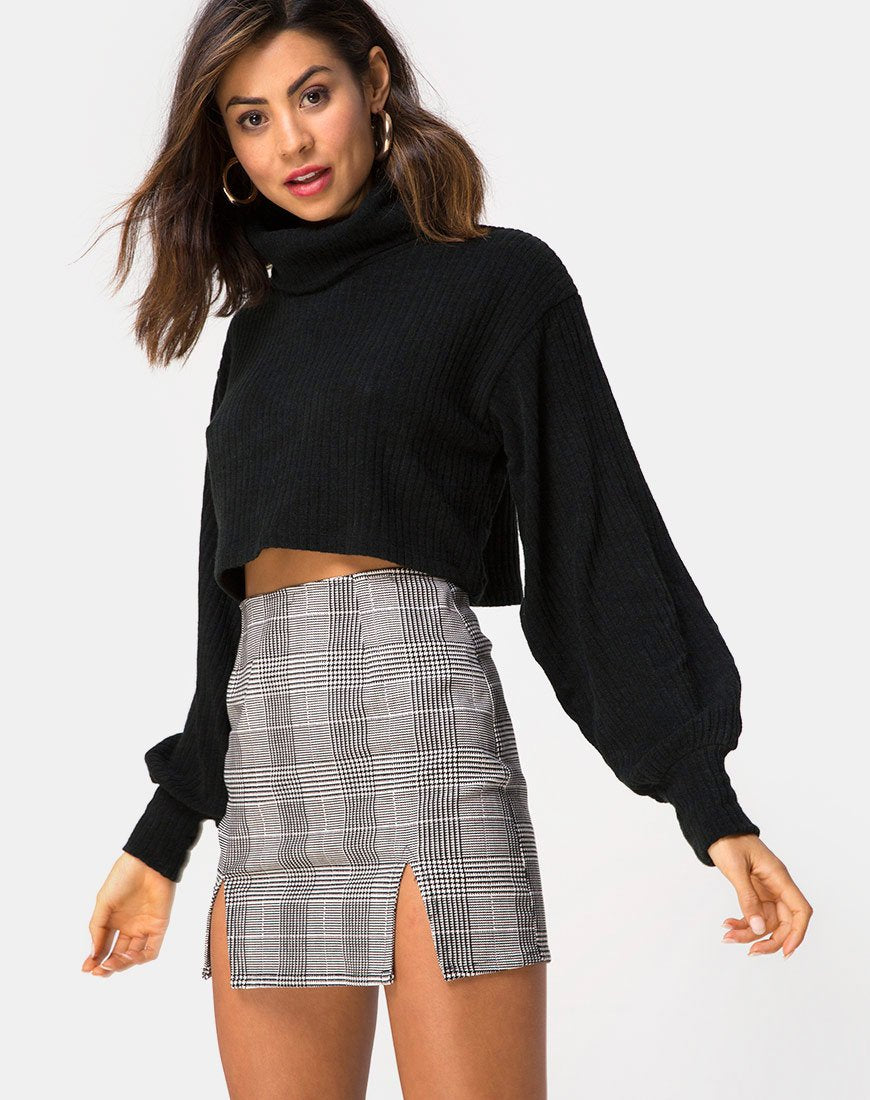Minifalda Zida de Charles Check Gris