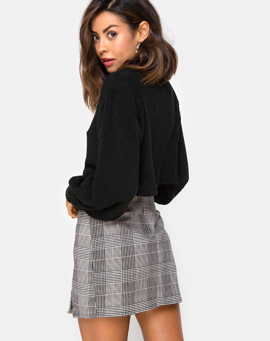 Minifalda Zida de Charles Check Gris