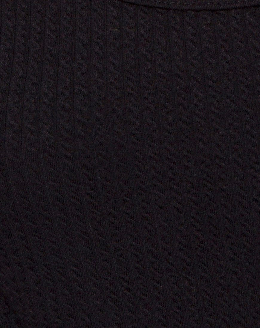Imagen de Ziga Corpiño de canalé negro