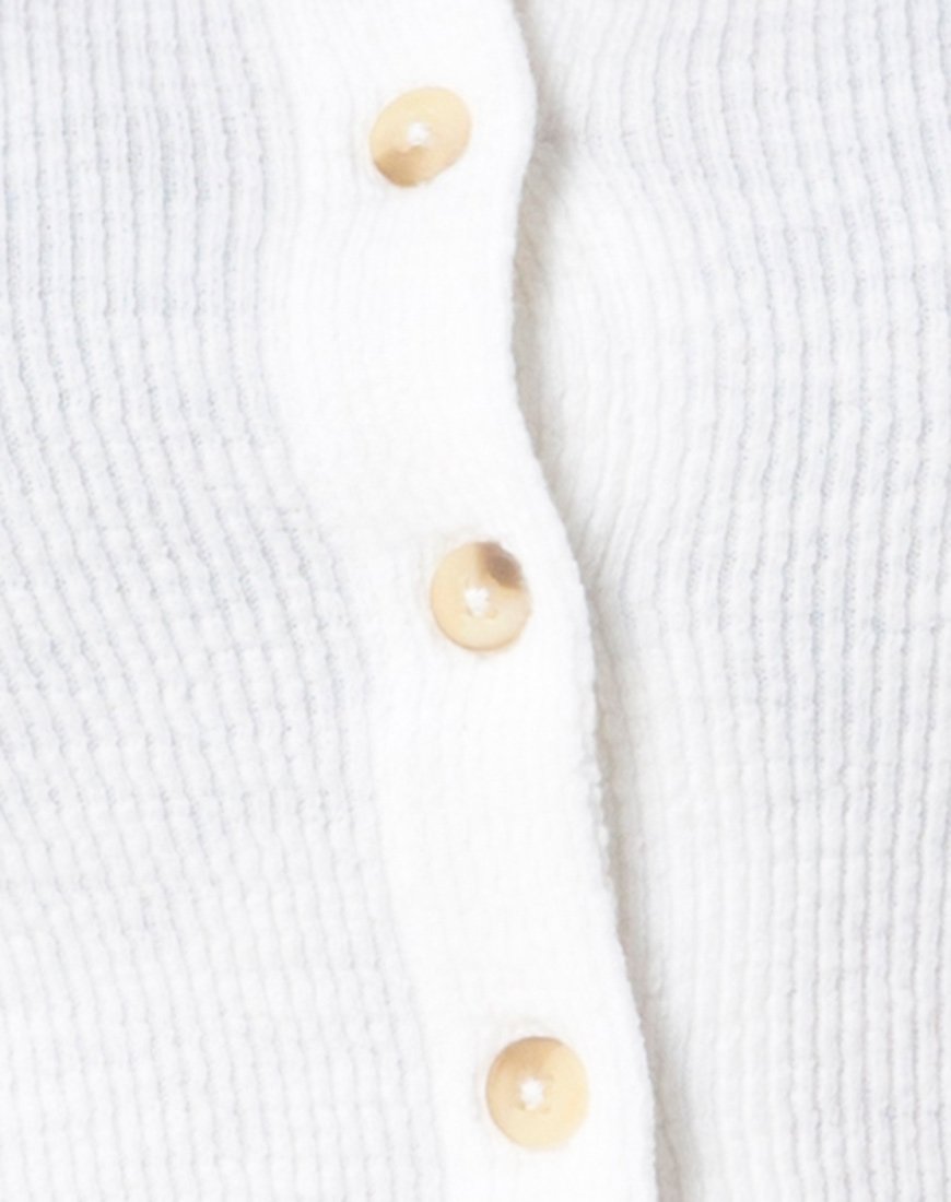 Imagen de Zilena Bodycon Dress in Rib Ivory