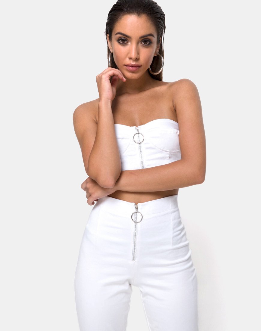Imagen del pantalón Zolia blanco