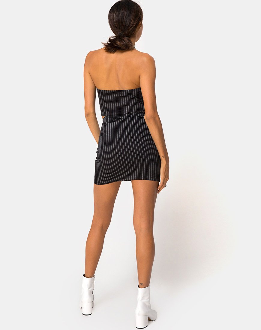 Imagen de Zipshi Top a rayas negro