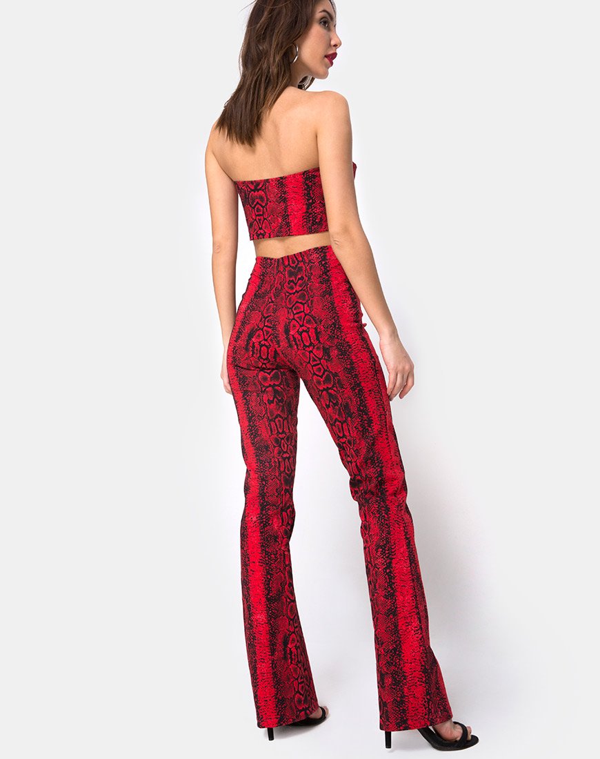 Pantalón Zolia Rojo Serpiente