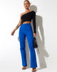 imagen de Zoven Flare Trouser in Twill Cobalt Blue