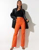 Imagen de Zoven Flare Trouser in Twill Coral Rose