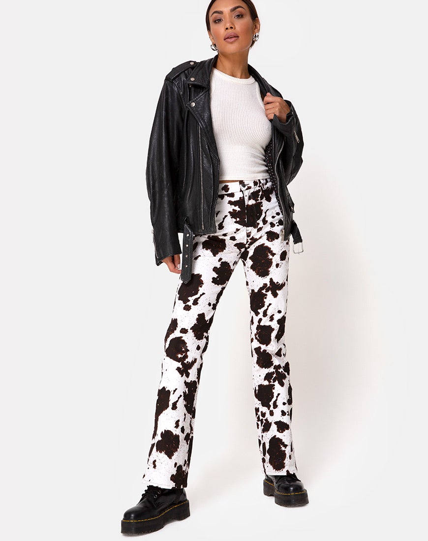 Imagen de Zoven Pantalones de piel de vaca