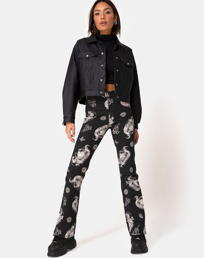 Pantalón Zoven Negro Dragón
