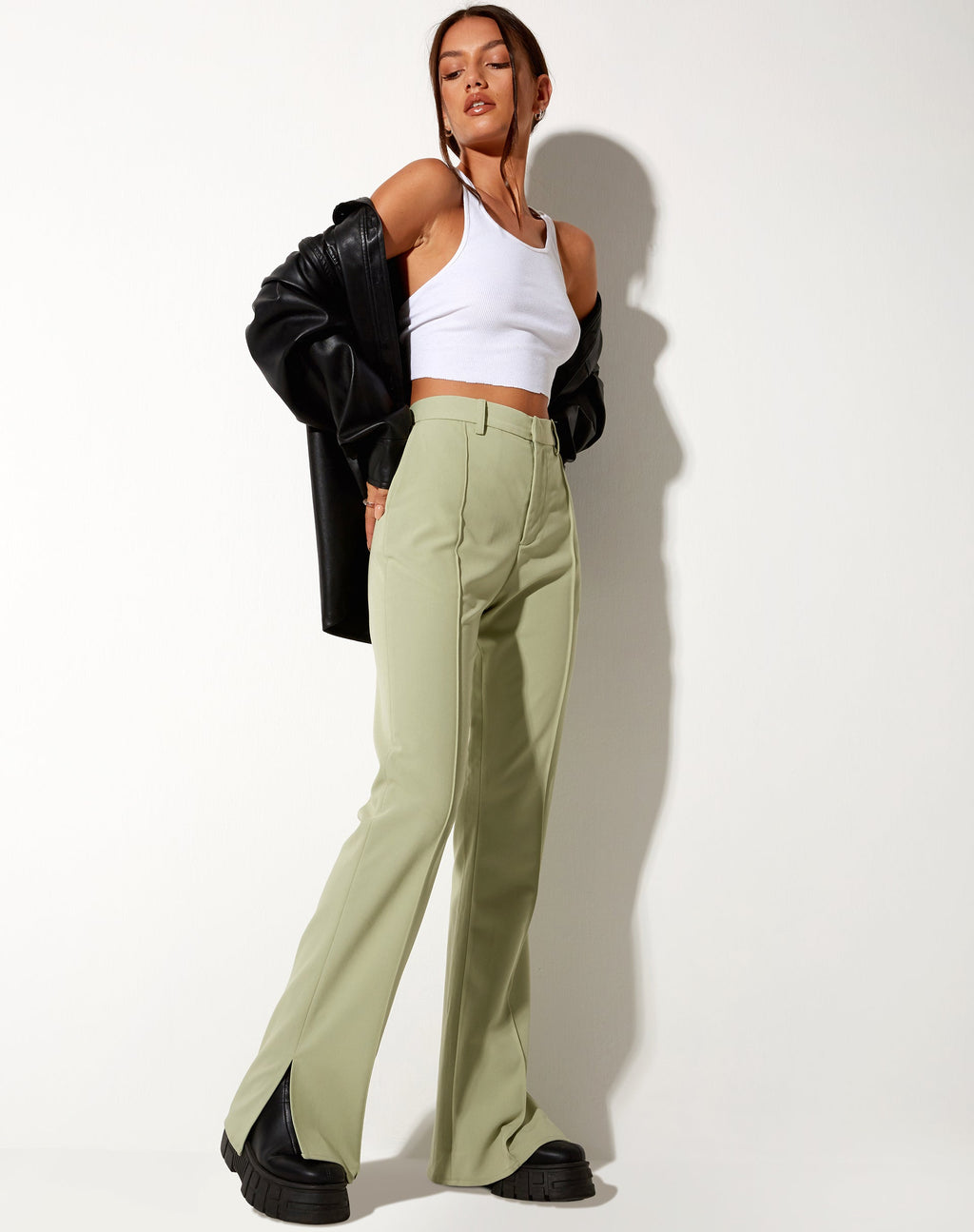 Pantalón Zovey en Sage