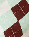 Argyle Verde Crema y Marrón