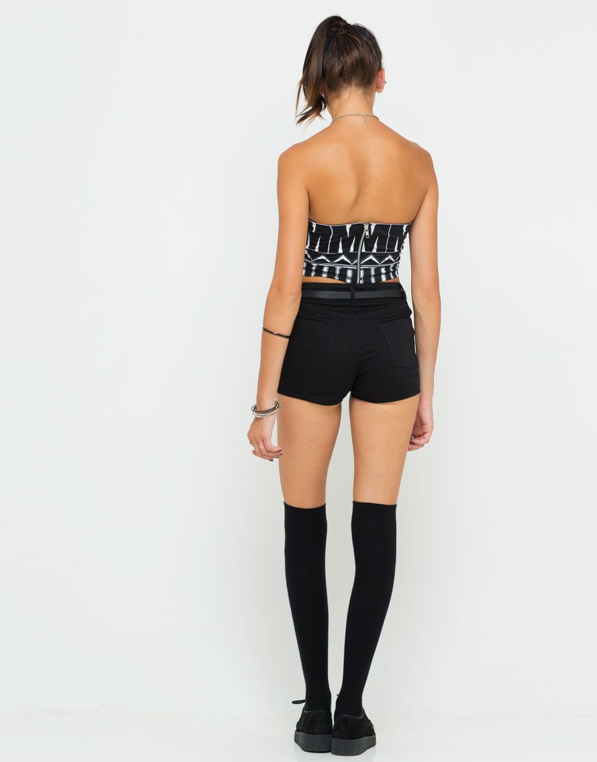 Imagen de Motel Bandeau Top en estampado azteca Motel