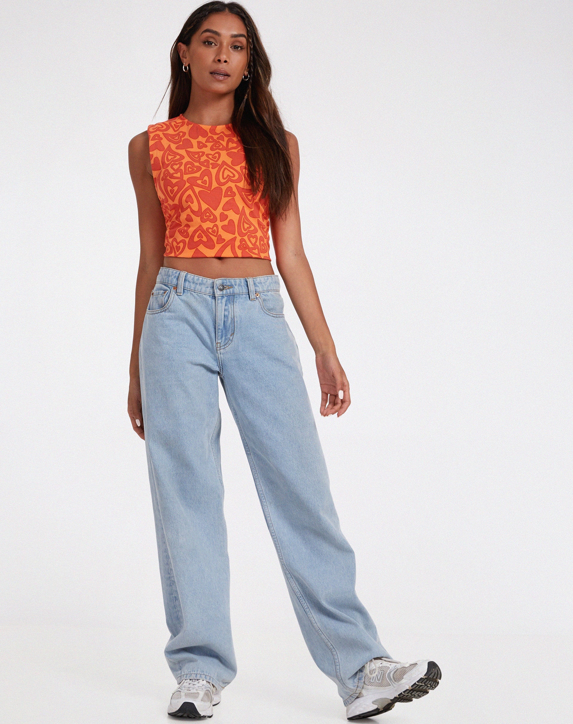 imagen de Baruna Top en Retro Heart Naranja