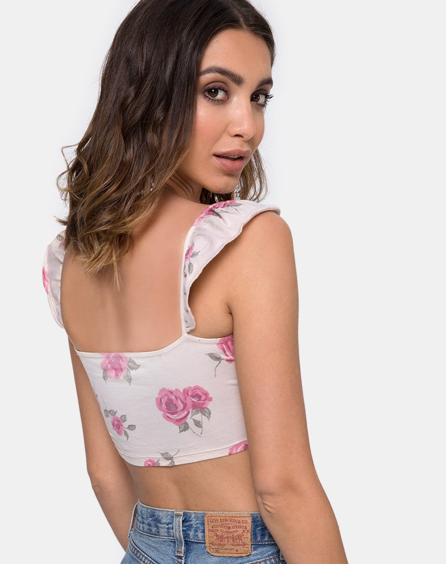 Top Chapslee en Flor de Rosa