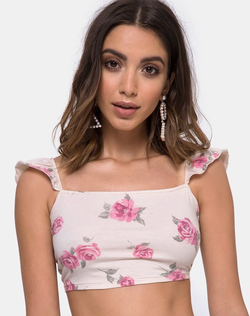Top Chapslee en Flor de Rosa