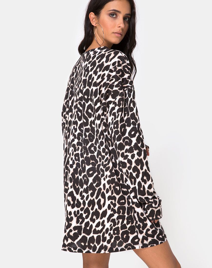 Vestido Lotsun en jaguar oversize
