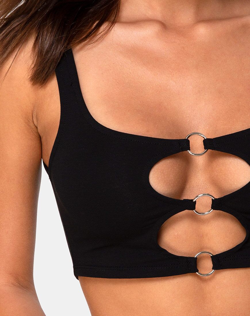 Imagen de Keddo Crop Top en negro