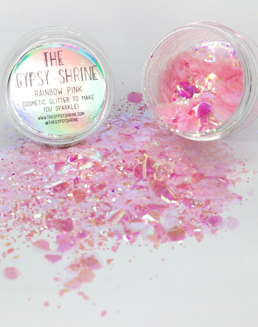 Imagen de The Gypsy Shrine Rainbow Pink Glitter Pot