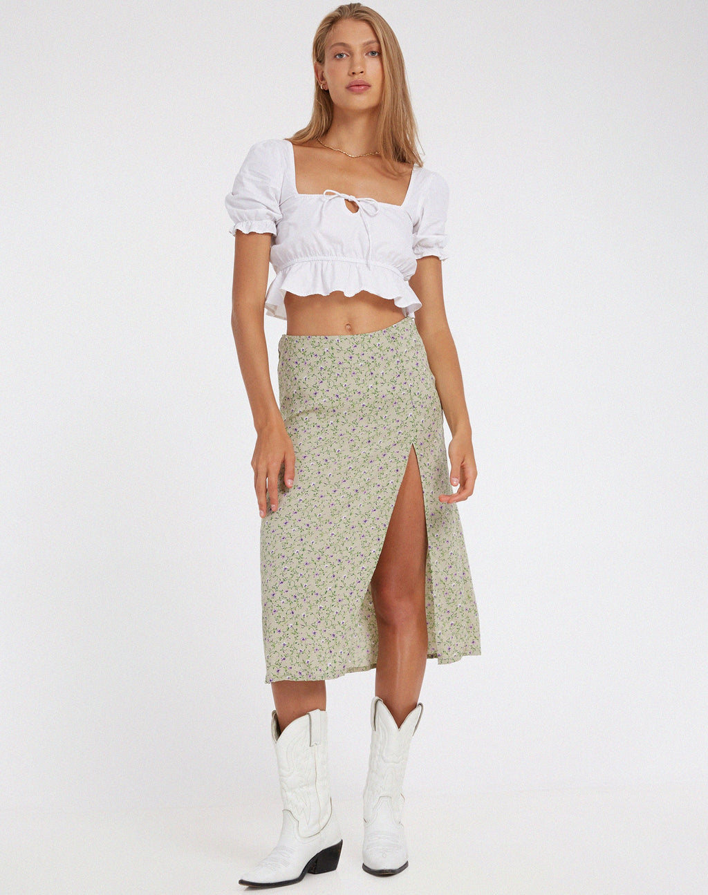 Falda Seko Midi en Parma Violeta