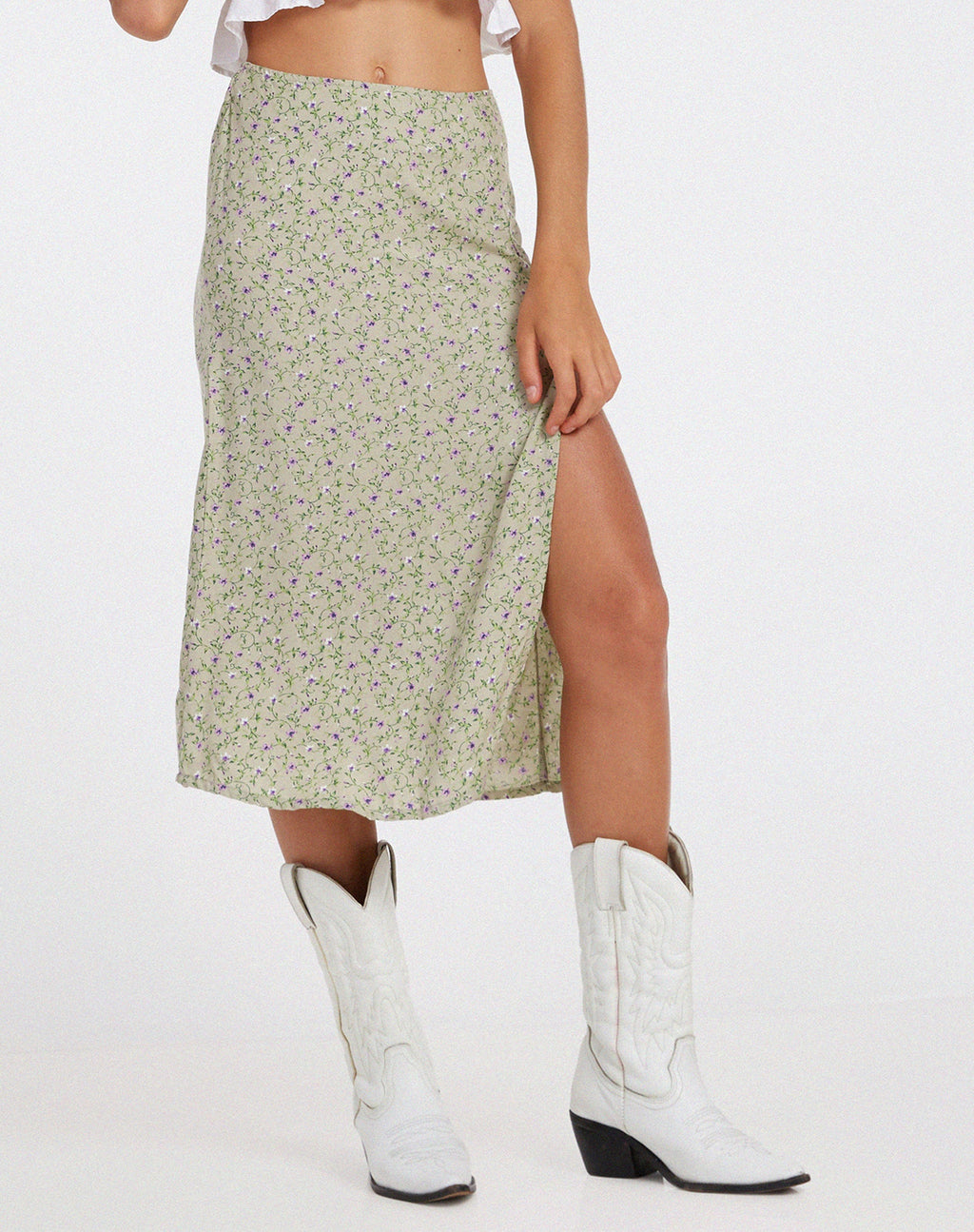 Falda Seko Midi en Parma Violeta