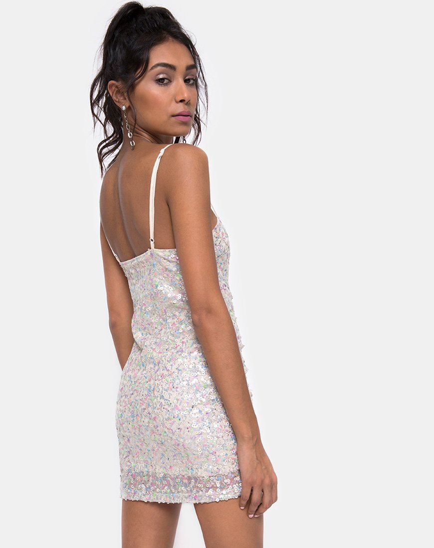 Vestido ajustado Selah de lentejuelas confeti