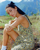 imagen de Enslee Slip Dress in Spring Ditsy Yellow