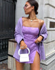 Imagen de Datista Slip Dress en Satén Rosa Lila