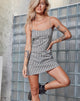Imagen de Valy Slip Dress in Brandy Check Foam