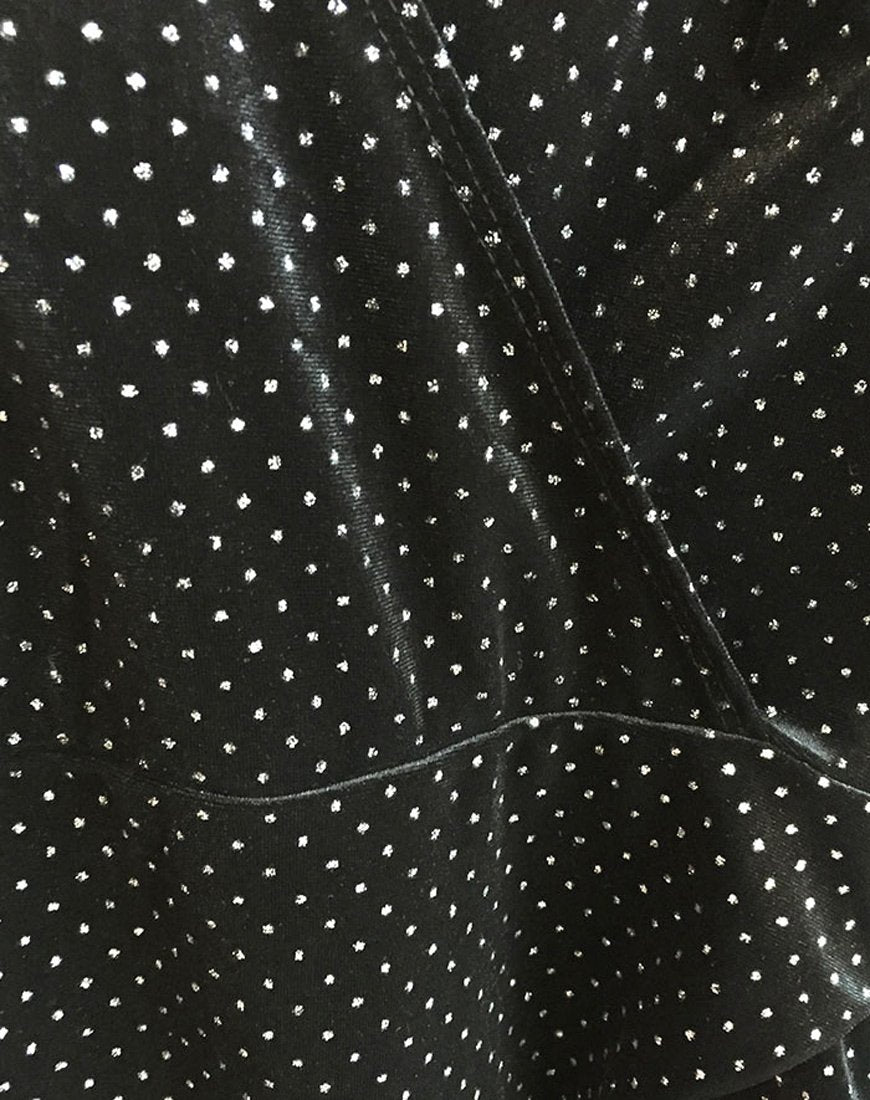 Imagen de Willow Bodycon Dress in Black and White Dot