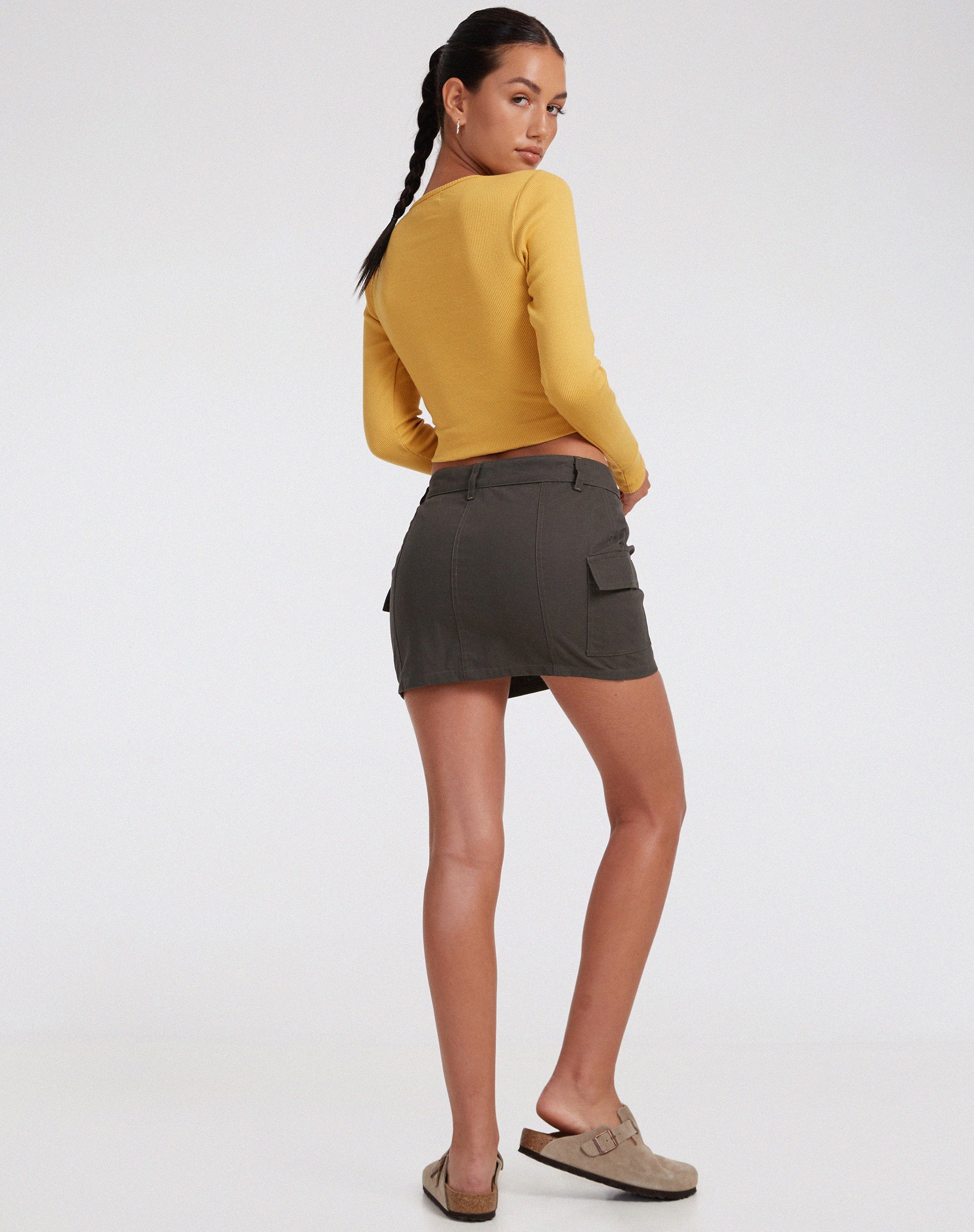 imagen de Zehra Top en Rib Yolk Yellow